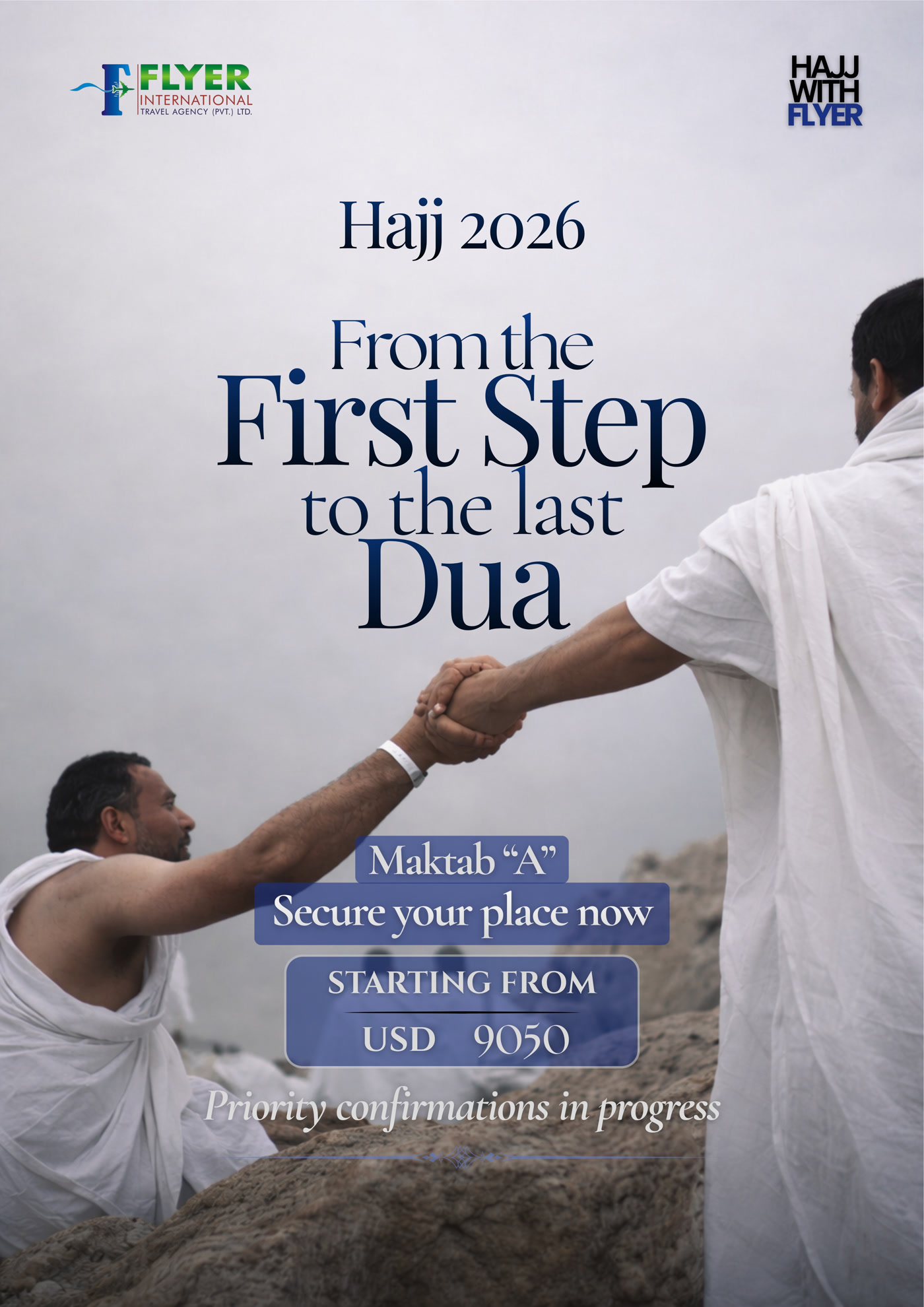 Hajj 2026 campaign creative built by Sunday